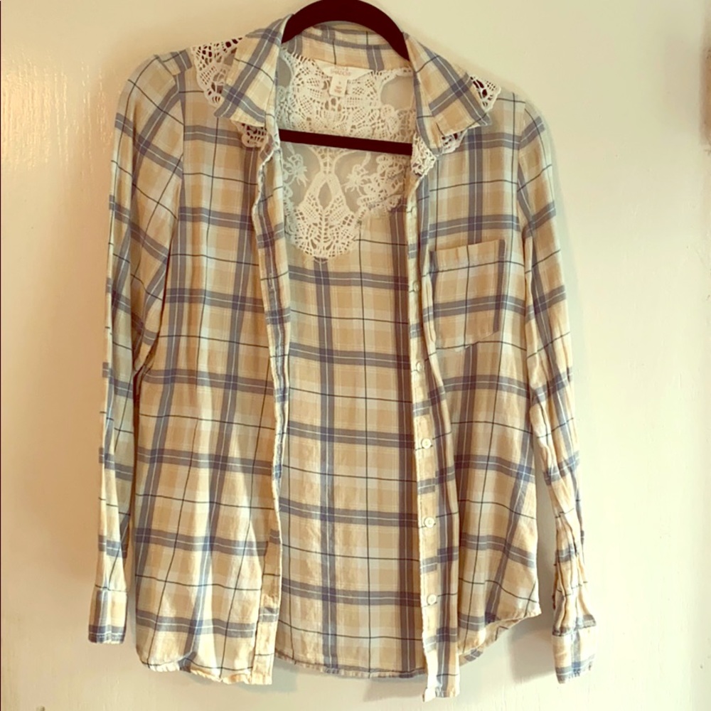 Sun and Shadow Button Up